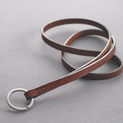 Alfie leather lanyard