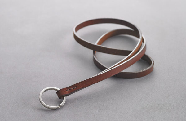 Alfie leather lanyard